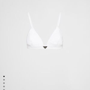 PRADA White Jersey bra - NEW! AUTHENTIC!